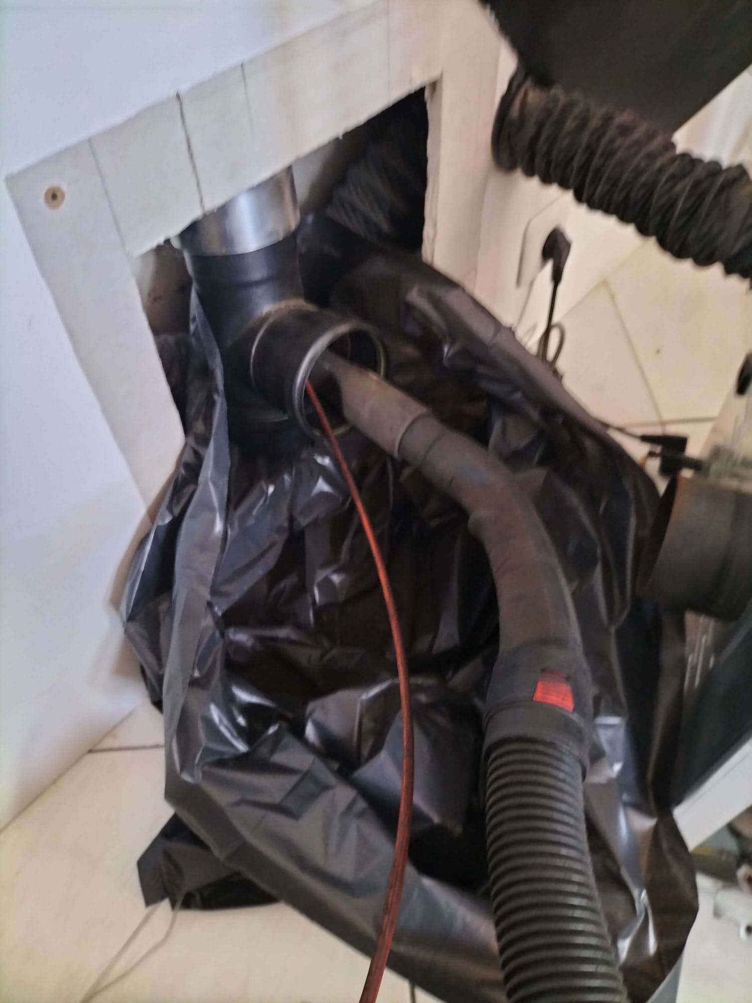 Conduit et turbine de poêle à granulés encrassés
